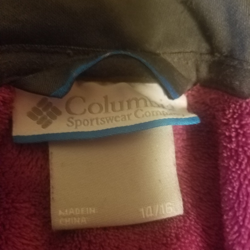 Girls Columbia fleece jacket - Picture 3 of 4